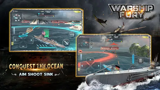 Warship Fury Mod APK screenshot 3